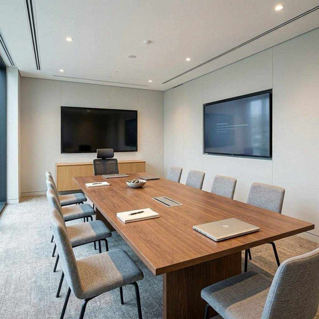 会议预约冲突期间技术支持组怎样界定写字楼办公金融公司合规接待的处理范围